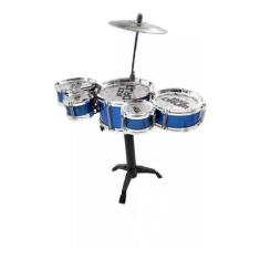 Mini Bateria Infantil Rockstar Bw038 5 Tambores Jazz Drum