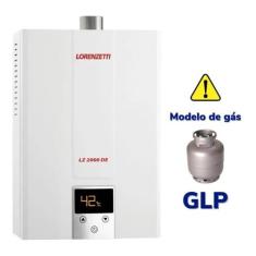 Aquecedor Gas Lorenzetti Digital 20.0 Lt Glp Lz 2000De (Botijão)