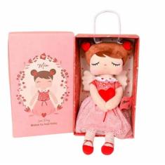 Boneca Metoo Angela Fada Com Caixa Premium 49 cm Pelúcia - Mia