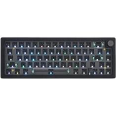 Cmokifuly GMK67 Kit de Teclado Mecânico 65% Triplo com LED RGB Voltado para o Sul, Teclado para Jogos com Interruptores de 3/5 Pinos, 66 Teclas + 1 Botão Hot-Swap Soquete PCB Placa Montada Junta PCB
