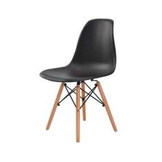 Cadeira Eames DSW Base Madeira - Preta - ordesign, Preto, 01