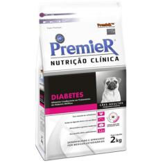 Ração Premier Nutrição Clinica Cães Diabetes 2kg, Nutrição clínica, Pe