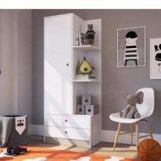 Guarda Roupa Infantil 1 Porta 2 Gavetas Amore Meu Fofinho Art in Movei