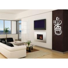 Adesivos Decorativo De Parede Cinema Câmera Retro Grande