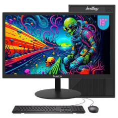 Computador Pc Cpu Completo Intel Core I5 8gb Ssd 480gb Monitor 19 Wind