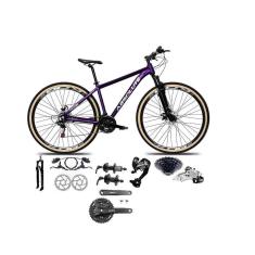 Bicicleta Aro 29 Absolute Nero 5 27v Shimano Altus K7 Pdv Mt101 Freio Hidráulico Trava Pneus Faixa-Unissex