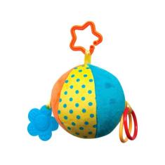 Bola Plush com Mordedor Buba  Estimula Bebês