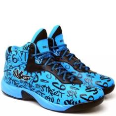 Tênis Basquete Masculino Com Amortecedor Confortável Ideal Para Práticas Esportivas-Masculino