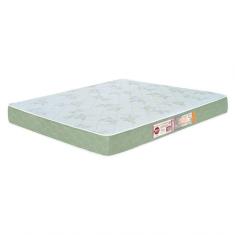 Colchão Casal King Sleep Max Espuma D33 193X203X18Cm Branco/Verde - Castor