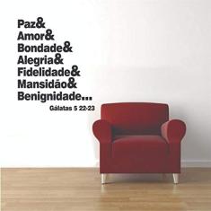 Adesivo De Parede Frase Religiosa Gálatas 50x60cm