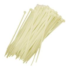 Abraçadeira de Nylon Branco 50 Uni Enforca Gato Cinta Plastica 370mm x 7mm