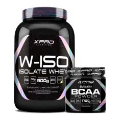 Kit Whey Protein Isolado W-Iso 900g + BCAA Powder 150g - XPRO Nutrition-Unissex