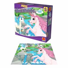 Quebra-Cabeça Unicórnio - 60 Peças - Algazarra