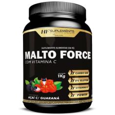Malto Force Maltodextrina Com Vitamina C 1Kg Hf Suplements