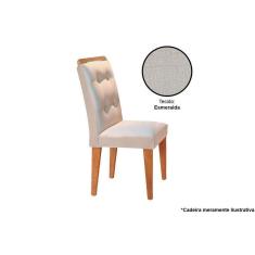 Cadeira Sala De Jantar Imperatriz Kit 2 Un Imbuia/bege - Rufato