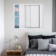 Janela Veneziana de Alumínio 3 Folhas 120 x 120cm Linha Modular Branco