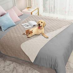 Capa para cama de cachorro à prova d'água Ameritex cobertor de animal de estimação para sofá de cama de móveis, reversívelAmeritex 52x82 Inches