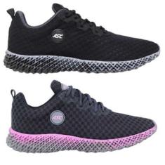 Kit 2 Pares Tênis Feminino ASC Para Academia Caminhada Sola Reta KGT2-Feminino