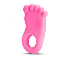 Mordedor Pé Pezinho Para Bebê Atóxico - Rosa - Bee Toys