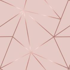 Papel De Parede Zara Rosê Fio Rosê Auto Colante 6m - Colaí Adesivos