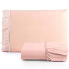 Jogo Lençol Suave Lese Percal 180 Fios Solteiro 2 Peças - Casa Show En