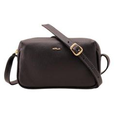 Bolsa de Couro Transversal Artlux 8020, Preto