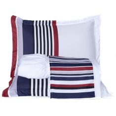 Jogo De Cama Versalhes Branco Queen 04 Peças - Micropercal 180 Fios