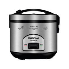 Panela Elétrica Mondial Pratic 10I PE-42-10X, Preto e Cinza, 220V
