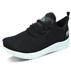 Tênis Colméia Esportivo Evoltenn Academia Calce Fácil Leve e Confortável PtoBco-Masculino