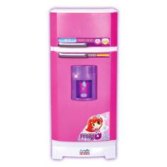 Geladeira Mágica Super Meg Rosa Com Som E Luz - Magic Toys