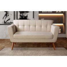 Namoradeira Sofá Bruna Moderna Decoração Sala Recepção - BELLA DECOR