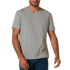 Camiseta Masculina Hering 022b, Cinza, M