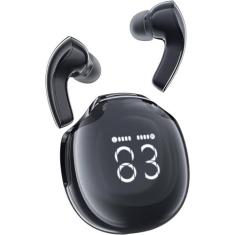 Fone Ear Acefast T9 Wileress BT LED Crystal Black