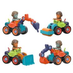 Brinquedo Educativo Caminhão Zumbi Com Ferramentas Desmonta