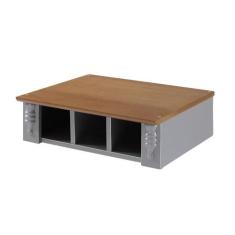 Armário de Cozinha Garrafeiro de Madeira 3 Garrafas 48,5 cm Hannover -