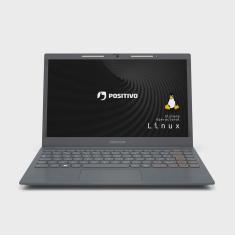Notebook Positivo Vision C14 Intel Celeron Linux 4GB 128GB eMMC 14 HD Lumina bar – Cinza