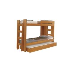 Beliche Infantil com Cama Auxiliar - 125-Cinamomo - Star Móveis