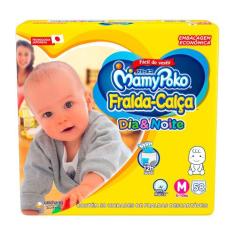 Fralda Calça MamyPoko Dia e Noite Tamanho M 58 Fraldas Descartáveis, M