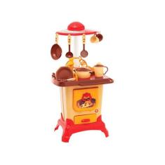 Cozinha do Sitio Tateti Faz de Conta com Fogão a Lenha e Agua - Calesi