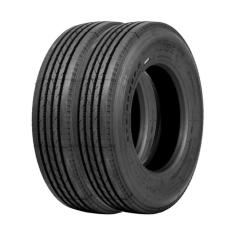 Jogo 2 Pneus Itaro Aro 22.5 Kobe T 275/80R22.5 146/143L  16 Lonas - Direcional / Liso