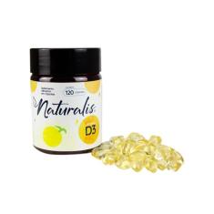 Vitamina D3 Softgel Naturalis com 120 Cápsulas