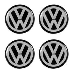 Emblema Resinado Volkswagen Gol Voyage Fox Polo Centro 48Mm - Tf Calot