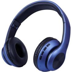 Fone de Ouvido Bluetooth versão 5.0 Oex Glam HS311 Sem Fio na Cor Azul