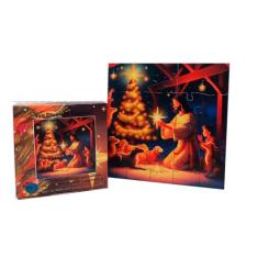 Mini quebra-cabeça MDF 20 peças O Natal do Amor