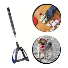 Coleira Pet Guia Peitoral Cachorro 1,20Mt Regulagem Preta - 123 Útil