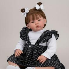 Bebê Reborn Menina Princesa Siliconada - Enxoval Completo - Mundo Azul