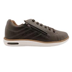 Tenis Casual BRSport Cadarço Elastico Ziper e Amortecedor-Masculino