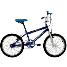 Bicicleta Aro 20 Menino Cross Freestyle BMX Mutante Azul