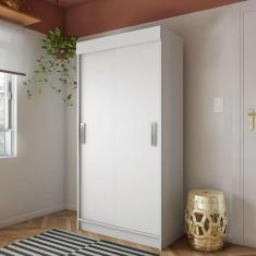 Guarda-Roupa Solteiro Atlanta 2PT Branco