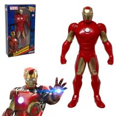 Boneco Marvel HOMEM DE FERRO 22cm - Boneco dos Vingadores - Marvel All Seasons - PANAMI